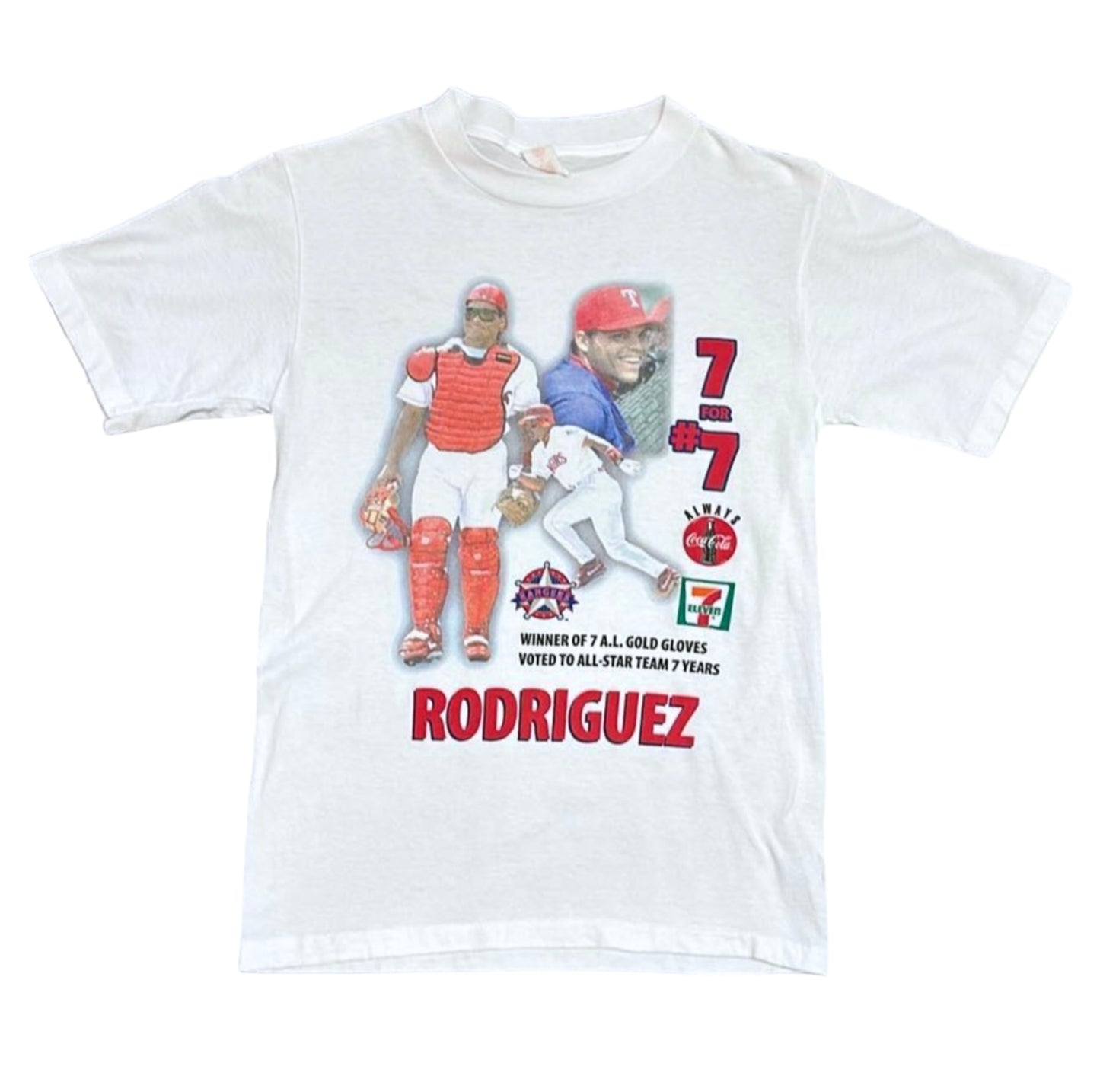 Ivan Rodriguez Texas Rangers 7-11 / Coca-Cola