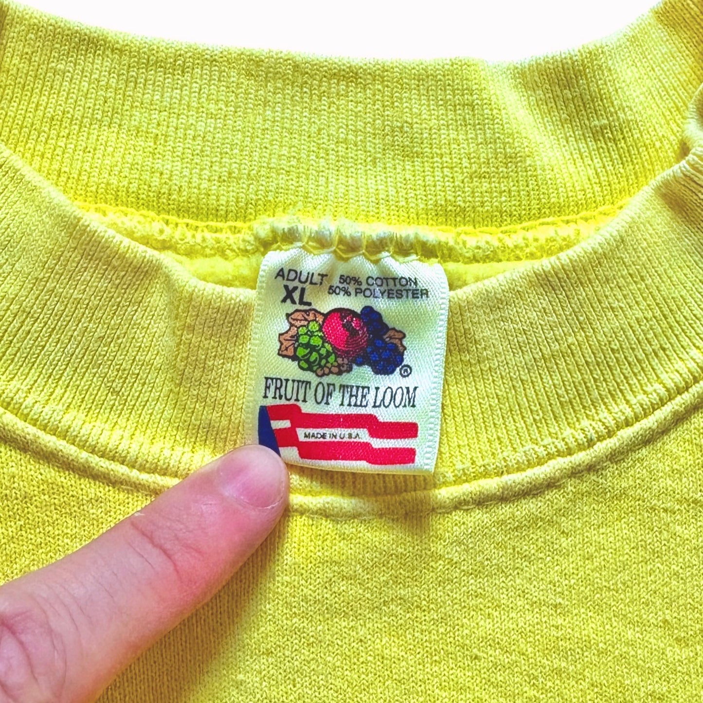 Gay Garfield - Neon Yellow Crewneck