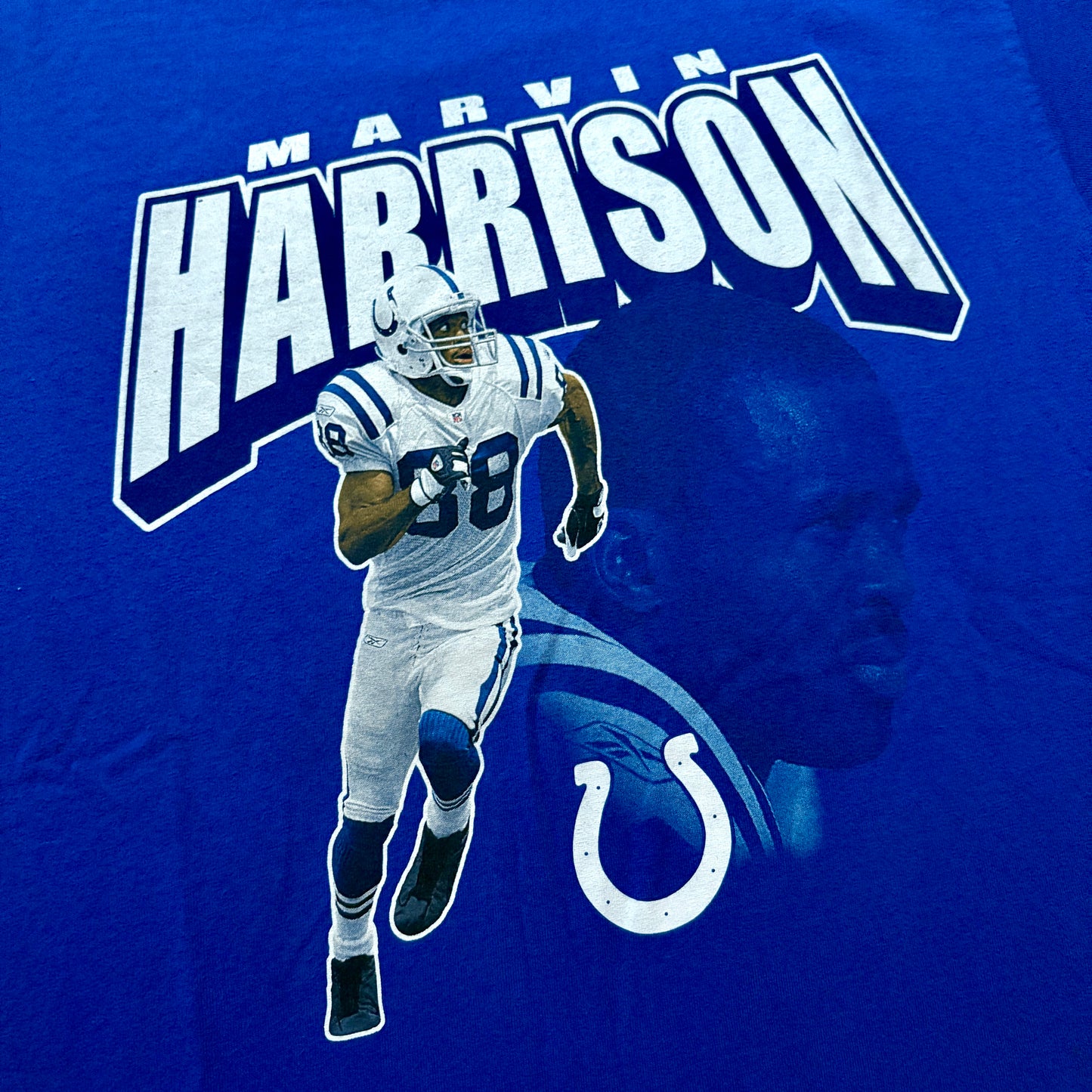 00s Marvin Harrison Indianapolis Colts Player Tee