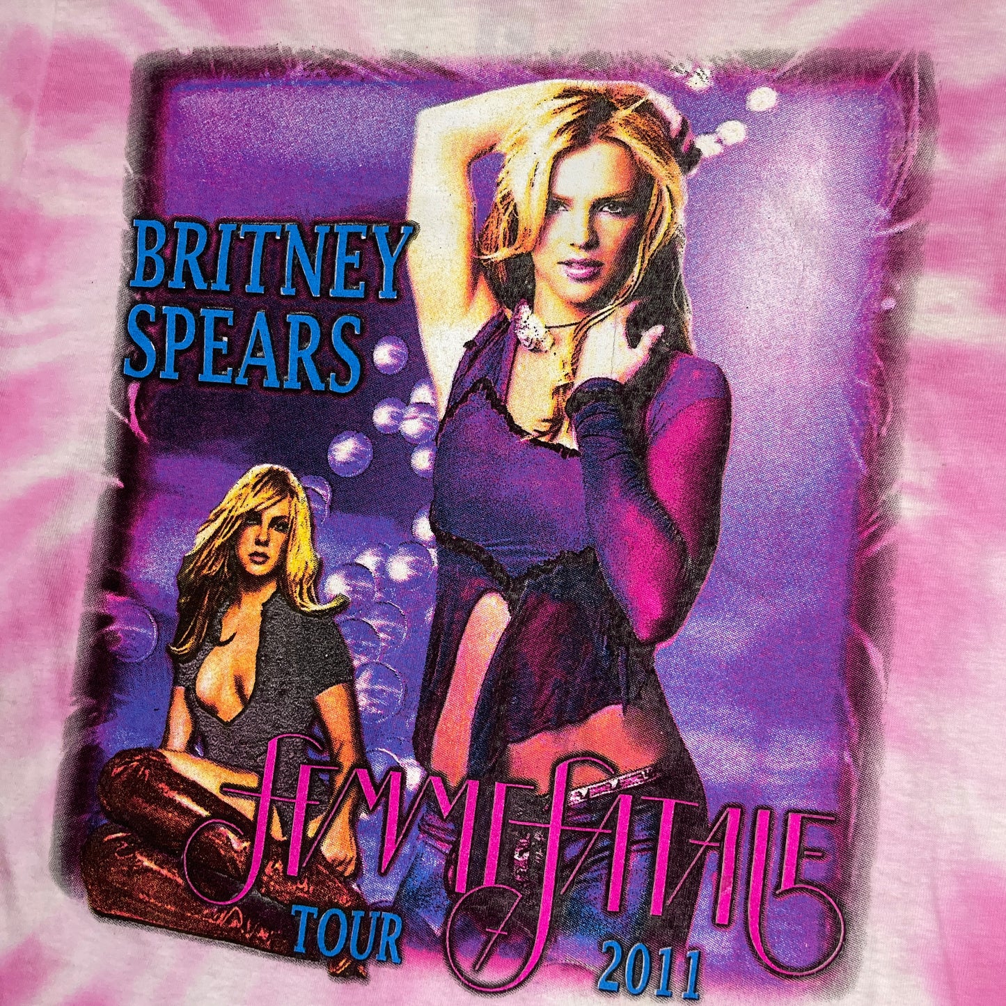 Britney Spears Femme Fatale Tour Bootleg Tee (2011)