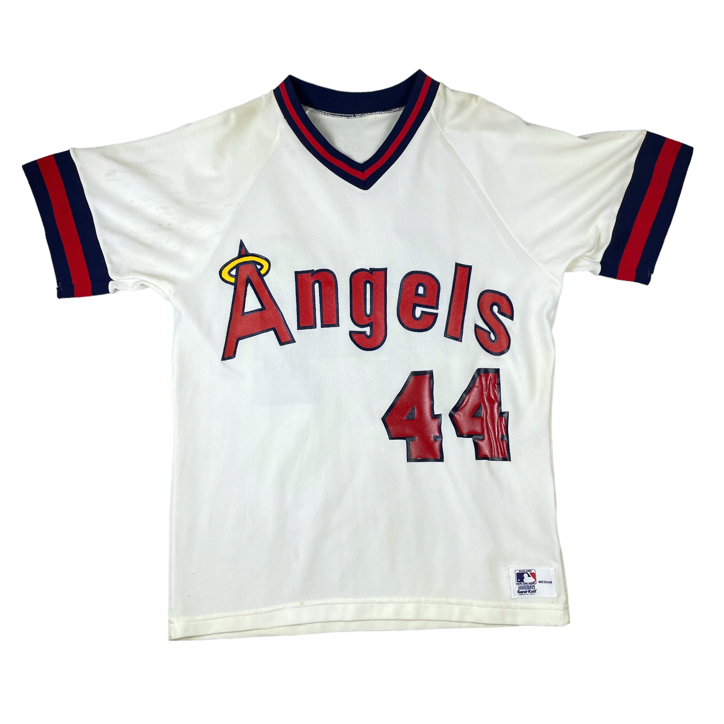 California Angels Reggie Jackson 1986 MLB Baseball Jersey (38/Medium)
