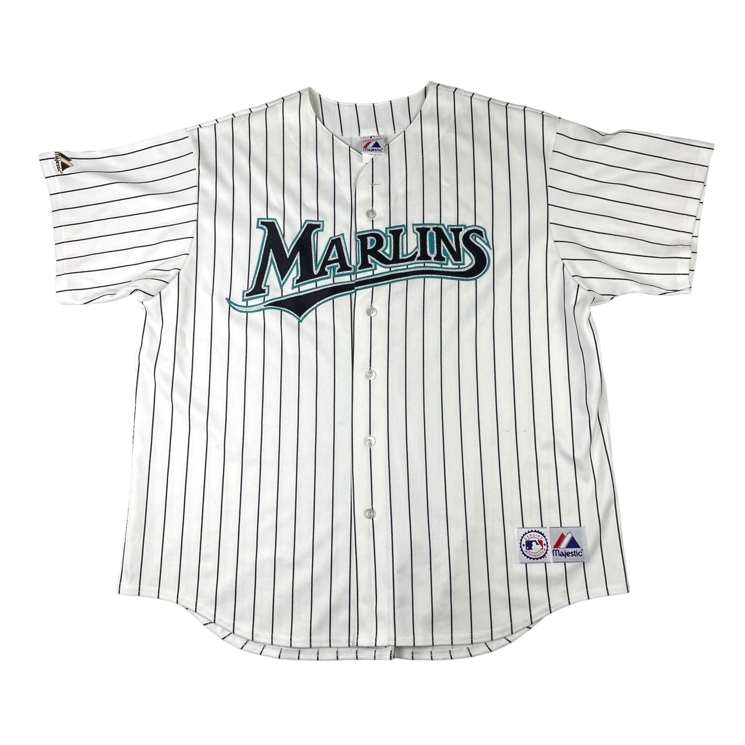 1994-02 Florida Marlins Blank Game Issued Blue Jersey BP ST 52 DP07484