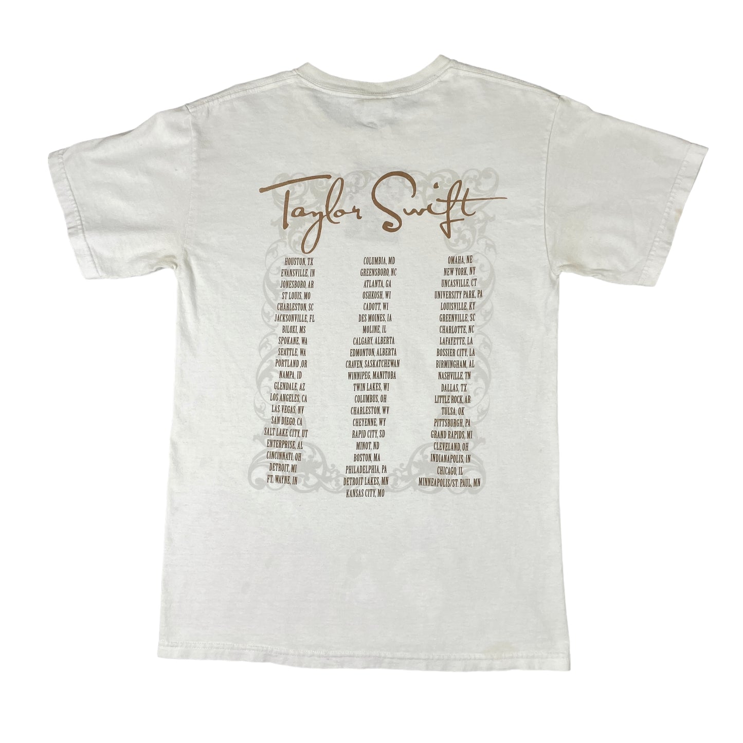 Taylor Swift 2009 Fearless Tour Official Tee (Three Heads)