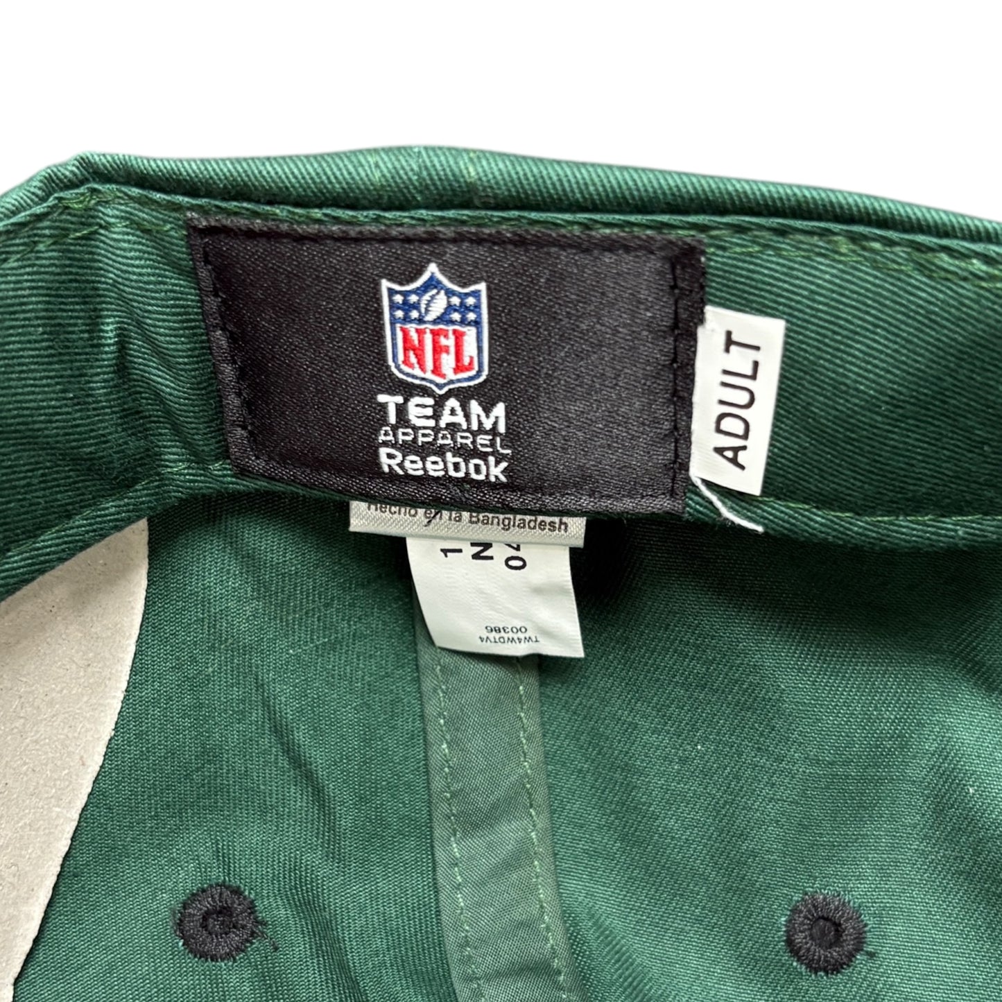 Y2K New York Jets Green/Black Strapback Hat