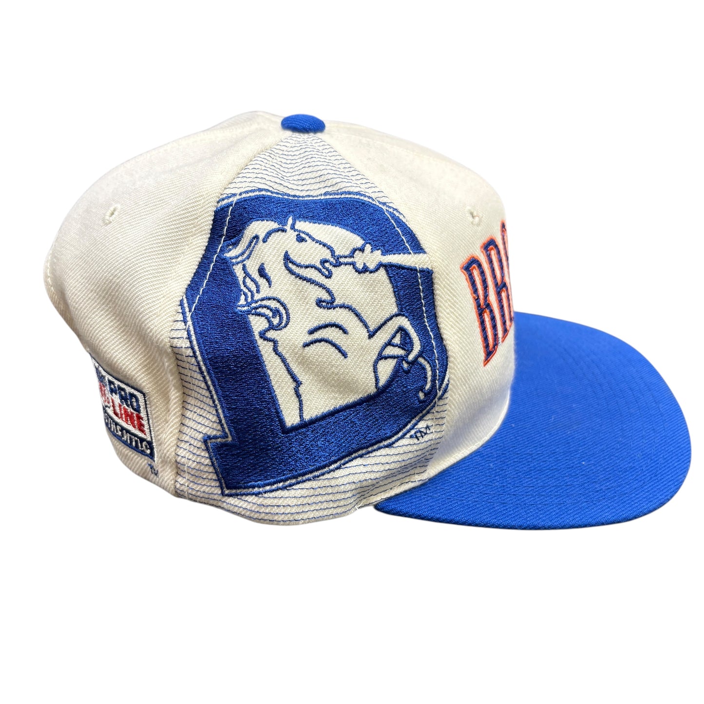 90s Denver Broncos "Laser Line" Sports Specialties Snapback Hat