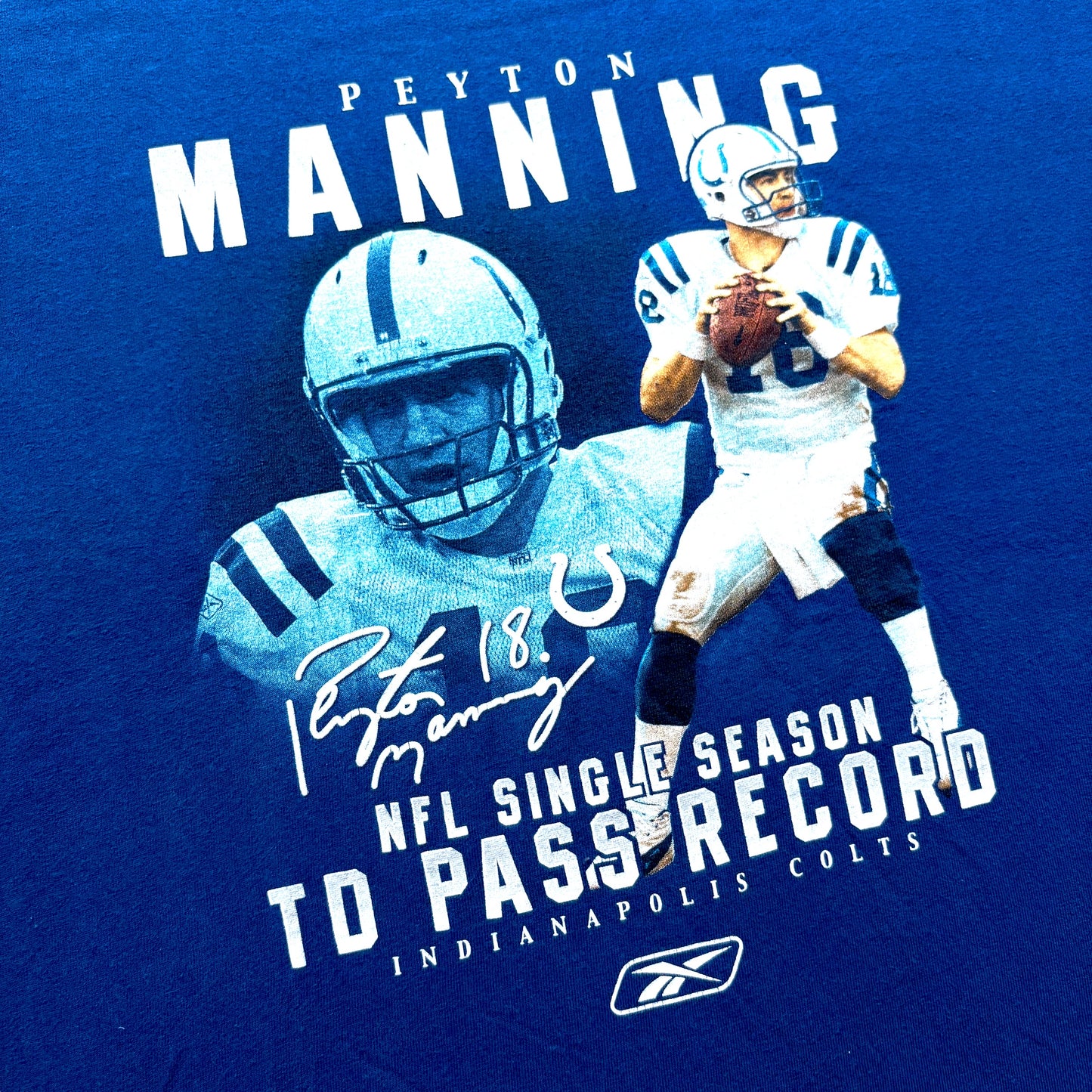 00s Peyton Manning Indianapolis Colts TD Pass Record Tee