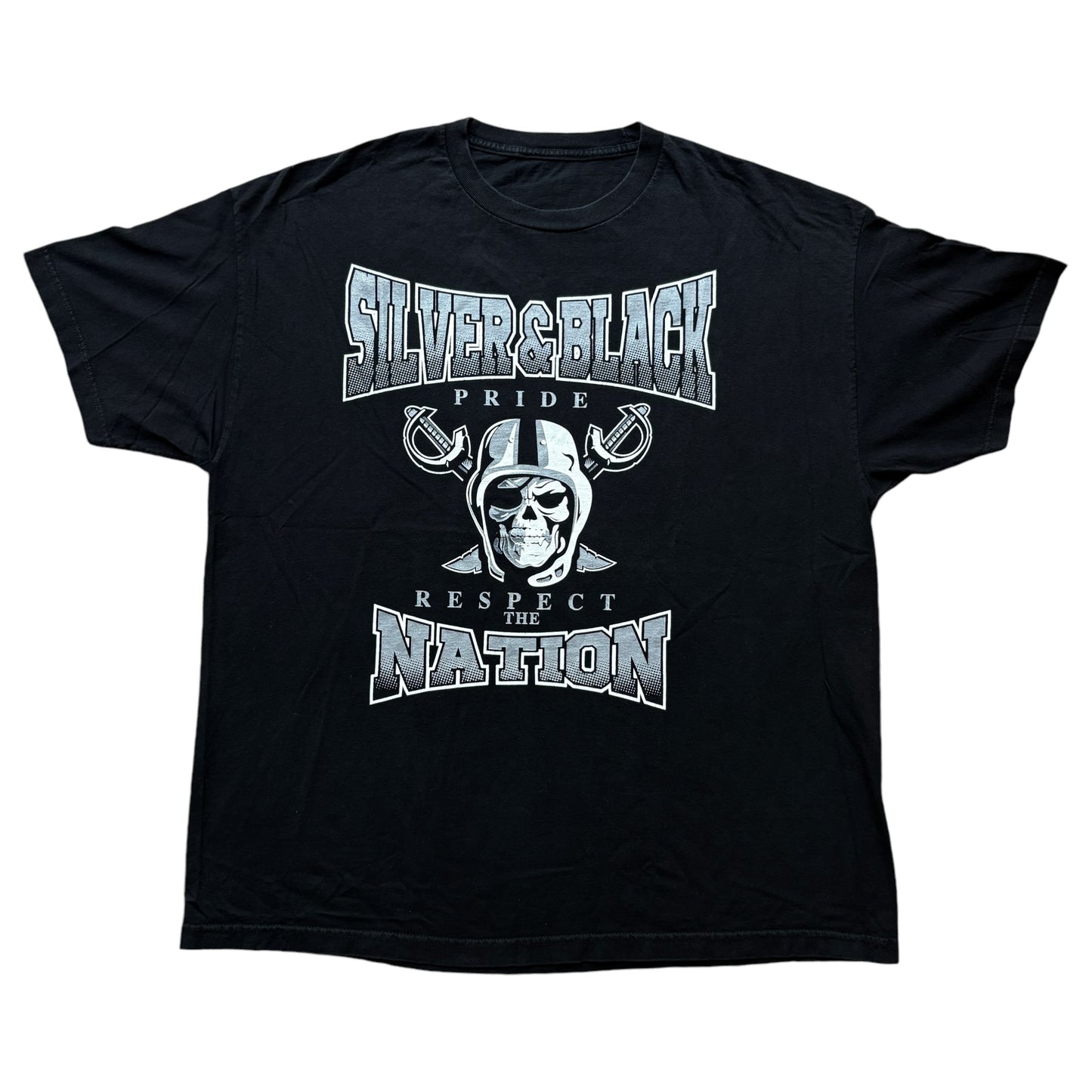 00s Oakland Raiders "Silver & Black Pride" Tee