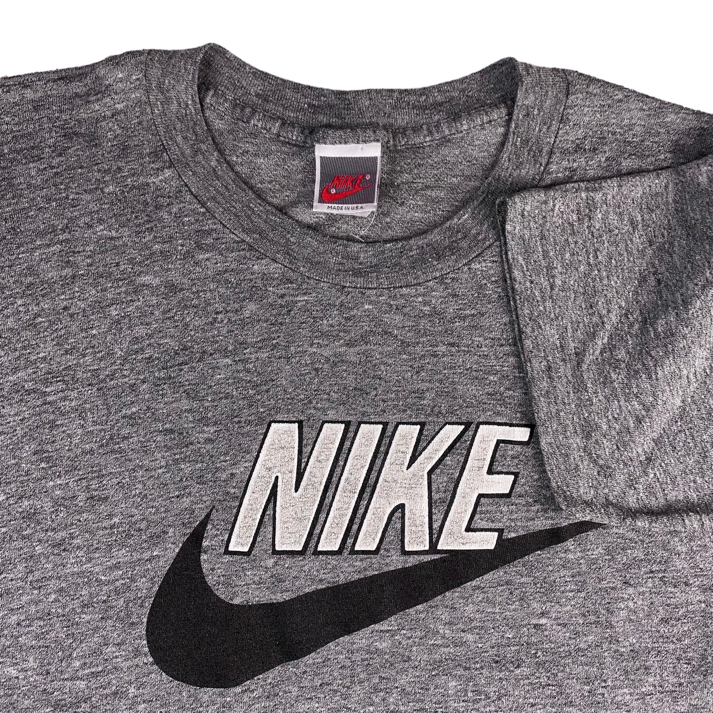 80s Grey Nike (Black Swoosh) Tee