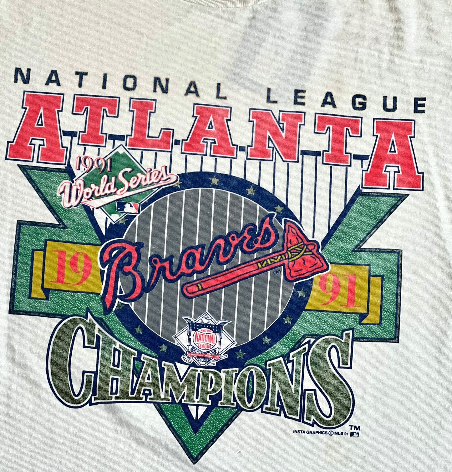 Atlanta Braves 1991 NL Champions Tee