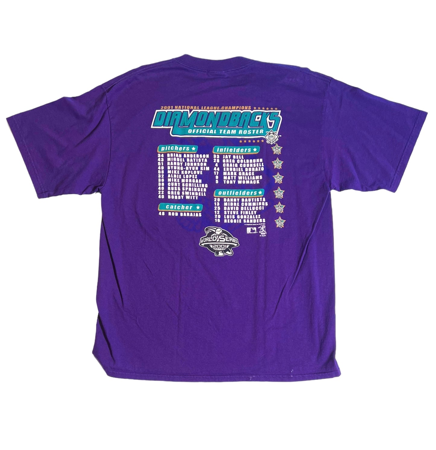 Arizona Diamondbacks 2001 World Series Champs