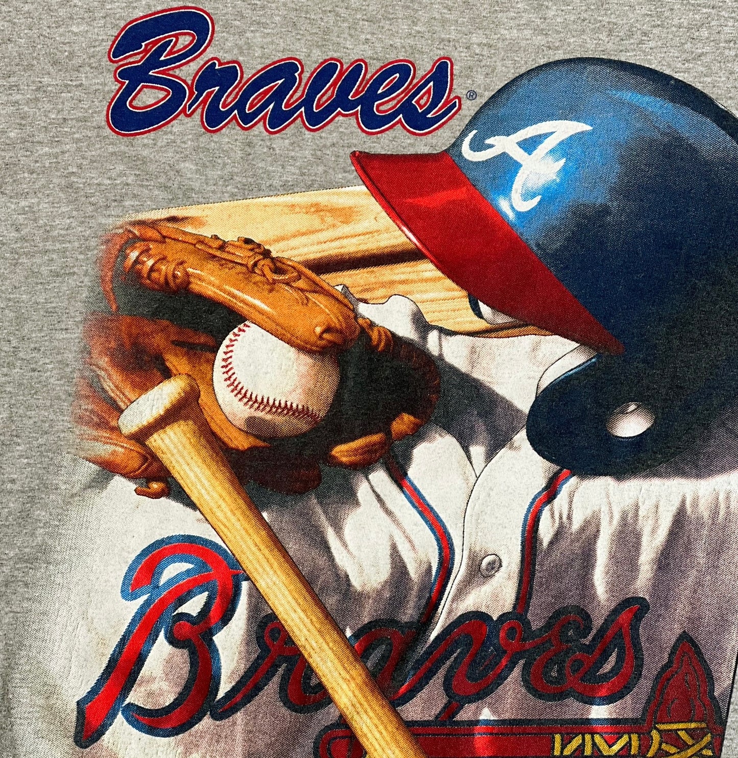 90s Atlanta Braves Helmet Tee
