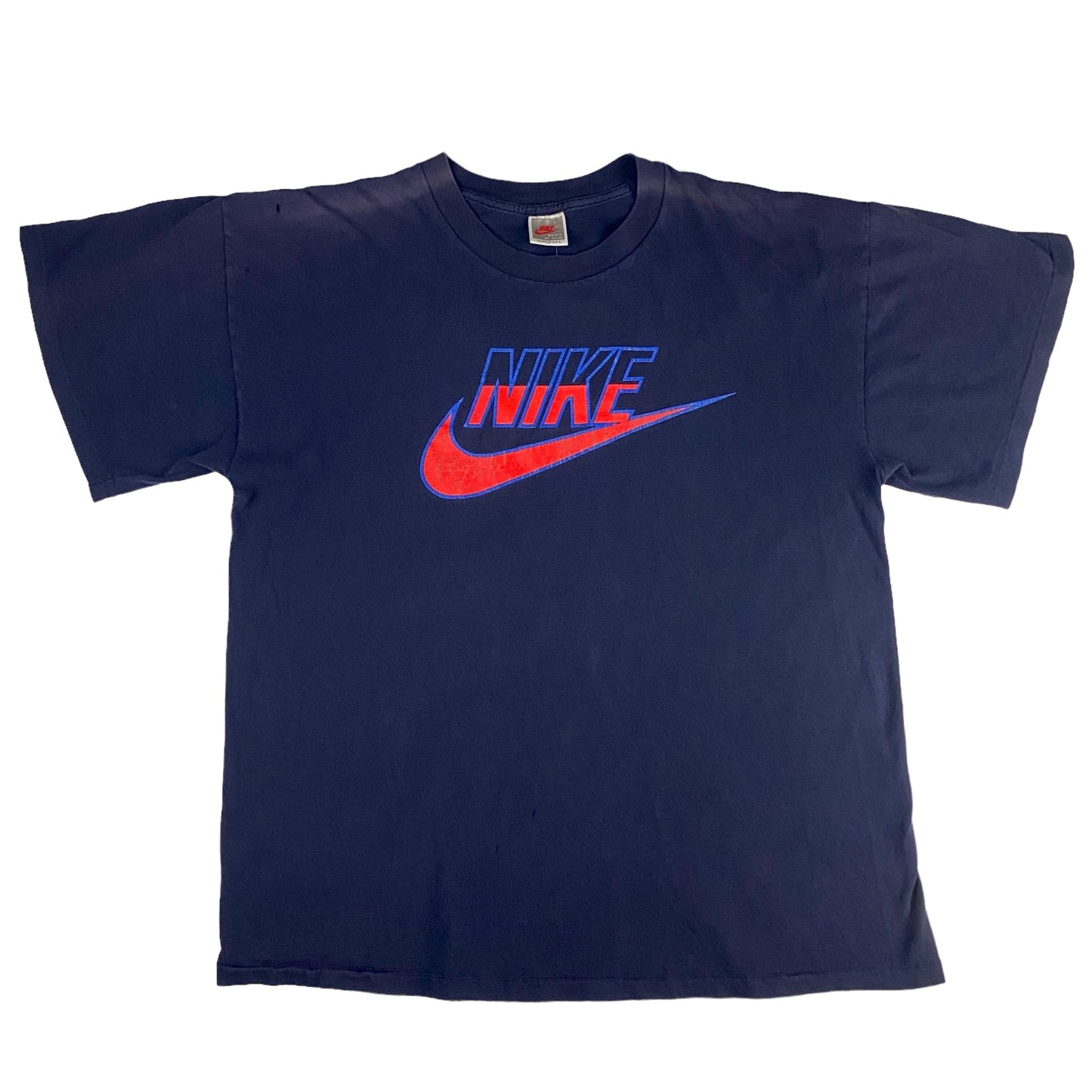 80s Navy Nike (Red Swoosh) Tee