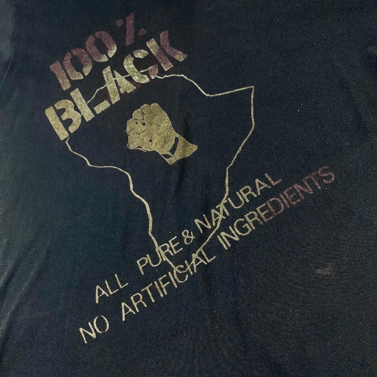 100% Black Tee