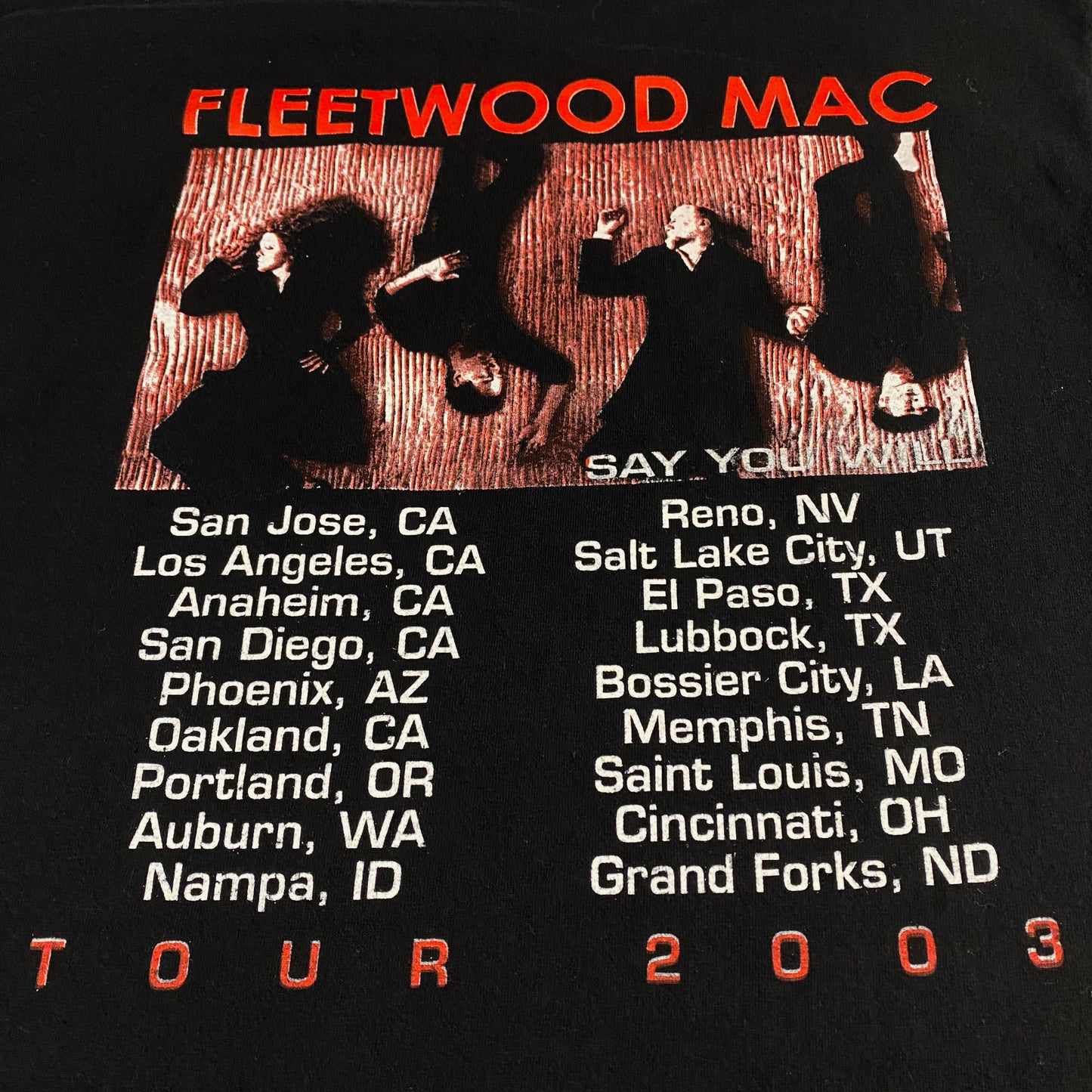 Fleetwood Mac 2003 Tour Tee