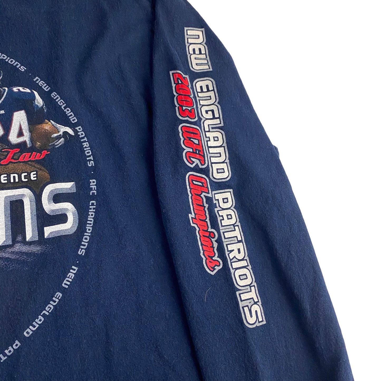 Brady/Law 2003 AFC Champions Longsleeve Tee