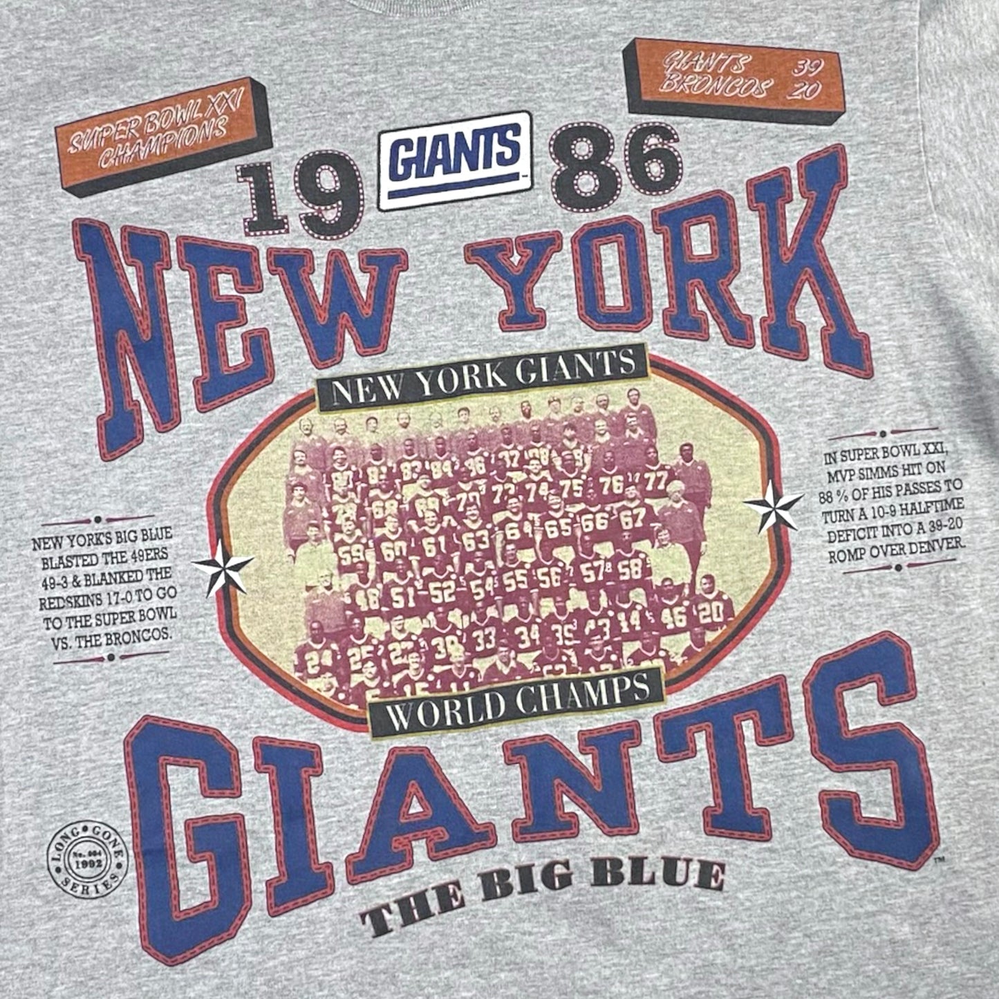 1986 New York Giants Long Gone