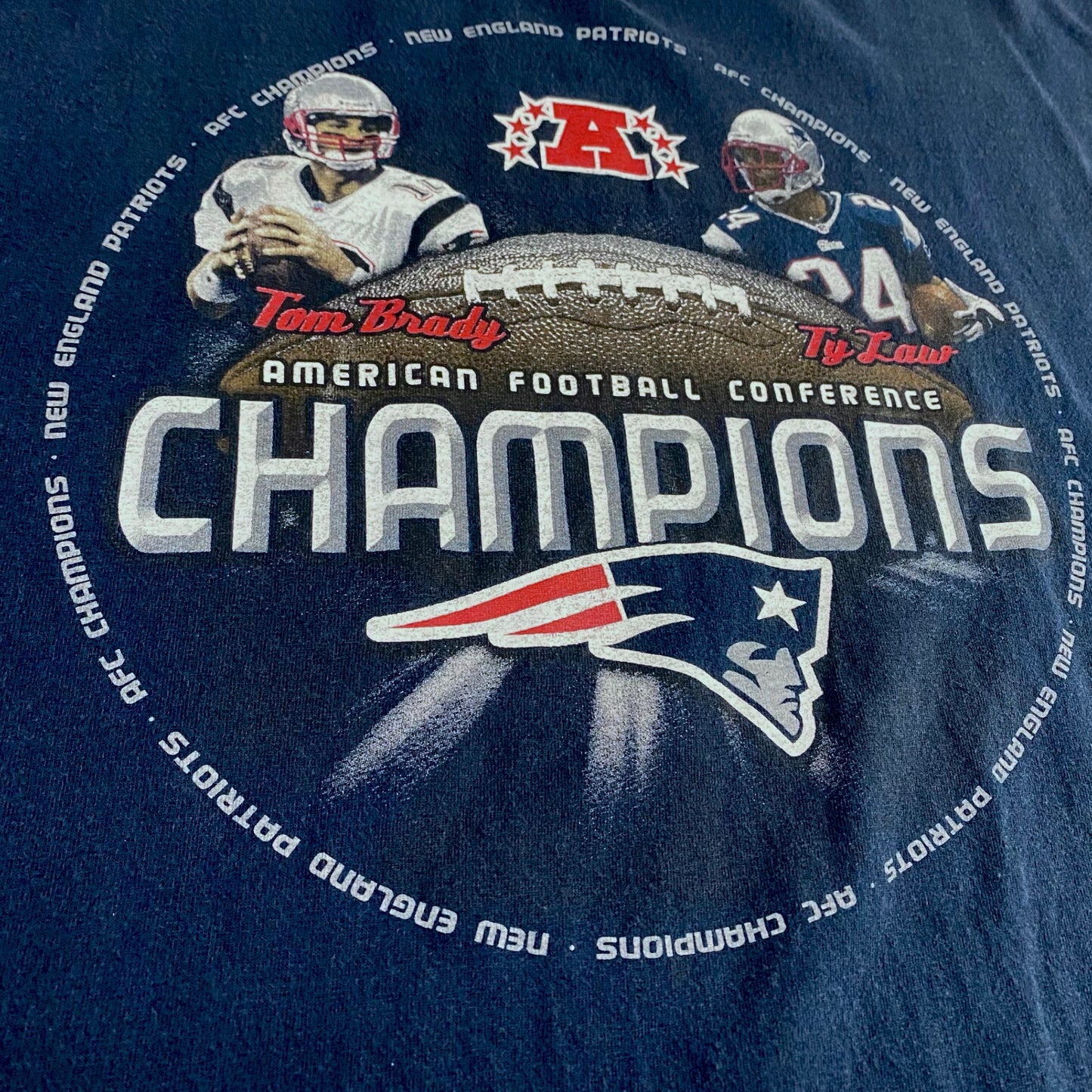 Brady/Law 2003 AFC Champions Longsleeve Tee