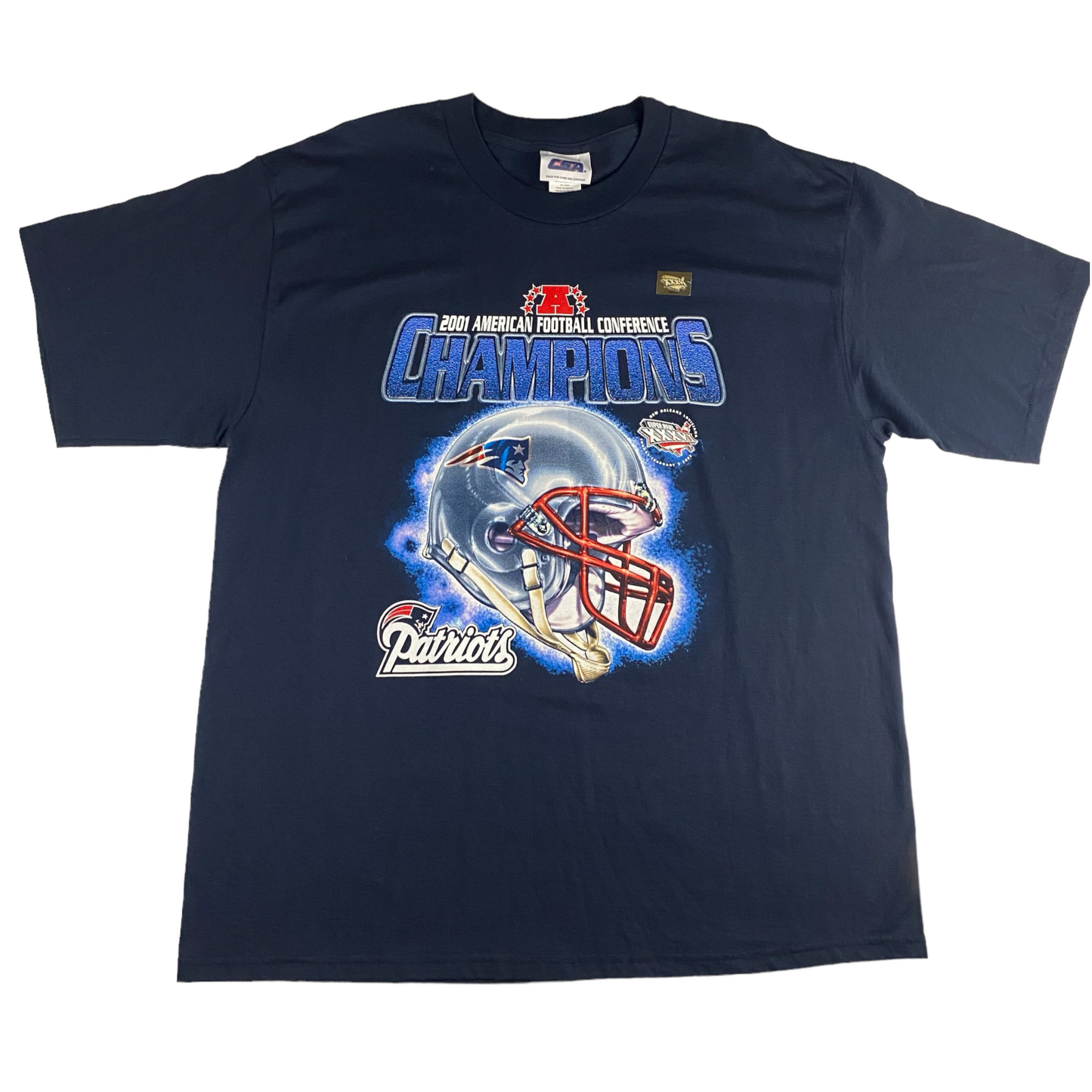 Patriots 2001 AFC Champions Tee (Deadstock)