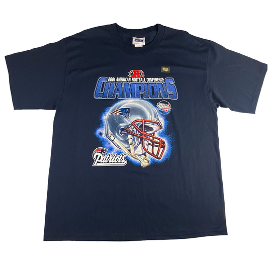 Patriots 2001 AFC Champions Tee (Deadstock)