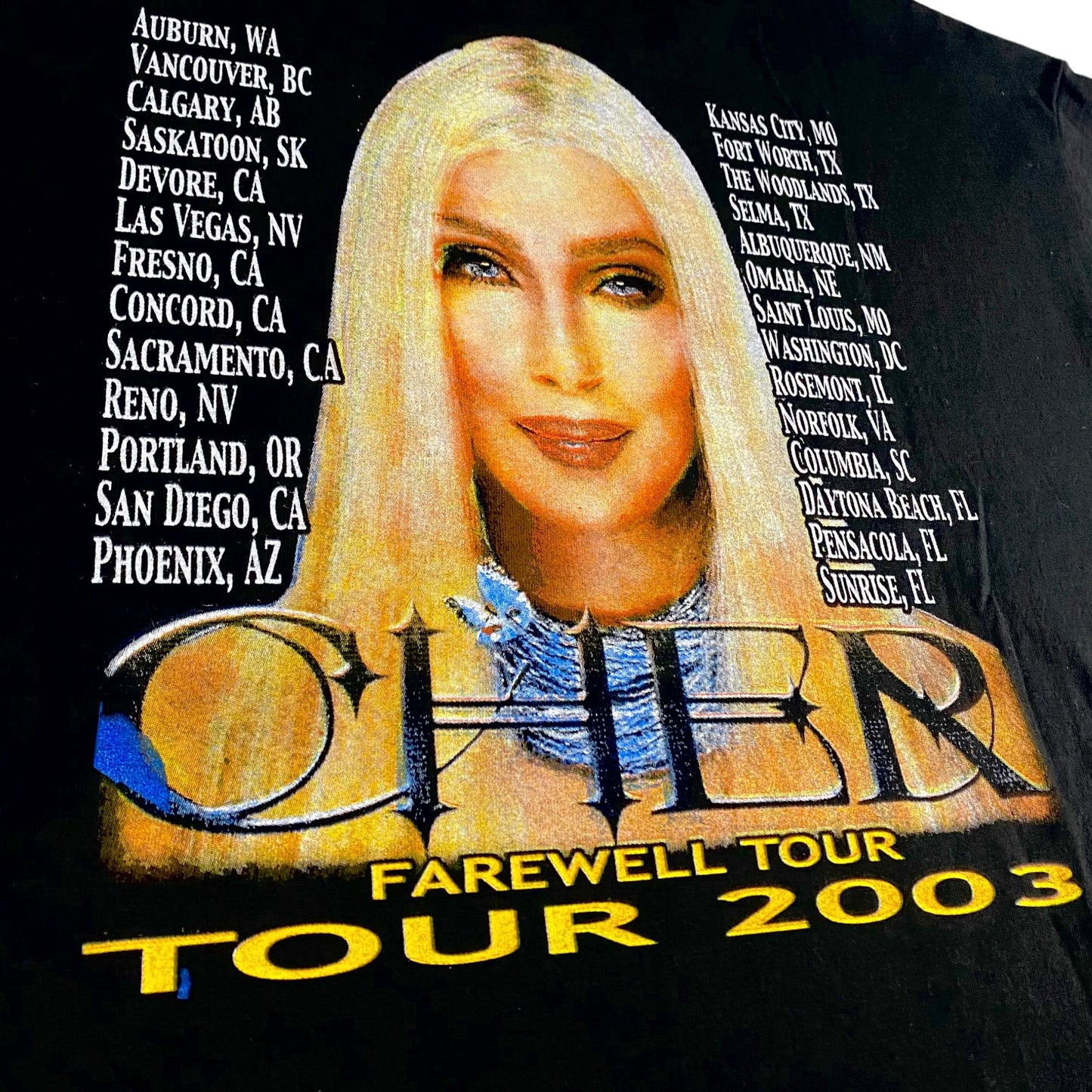 Cher Farewell Tour 2003 Bootleg Tee