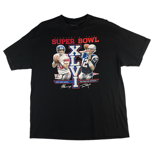 Manning/Brady Super Bowl XLVI Tee