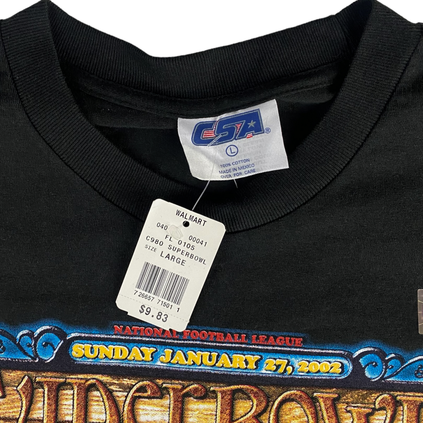 Super Bowl XXXVI Crawfish Boil Tee (Deadstock)