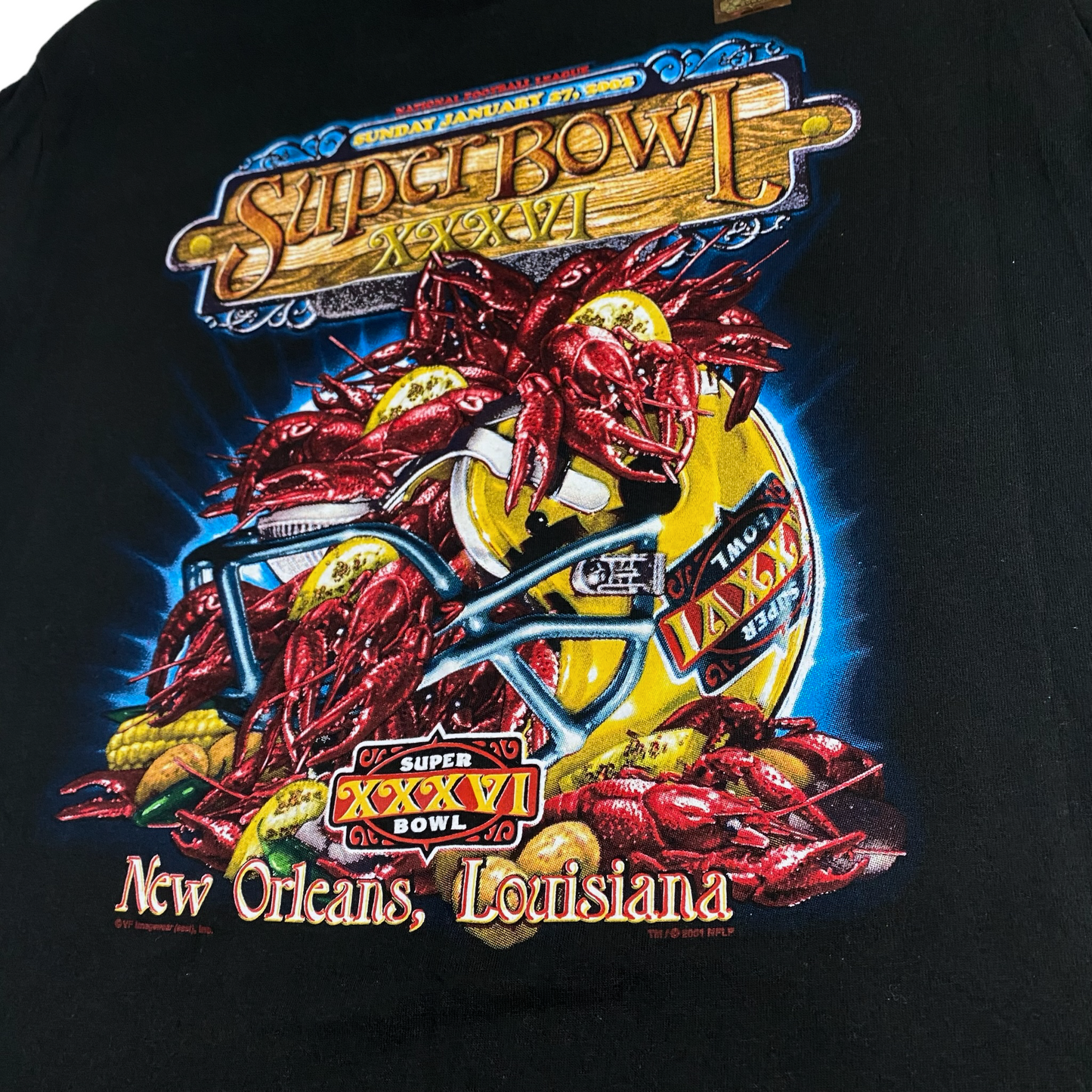 Super Bowl XXXVI Crawfish Boil Tee (Deadstock)