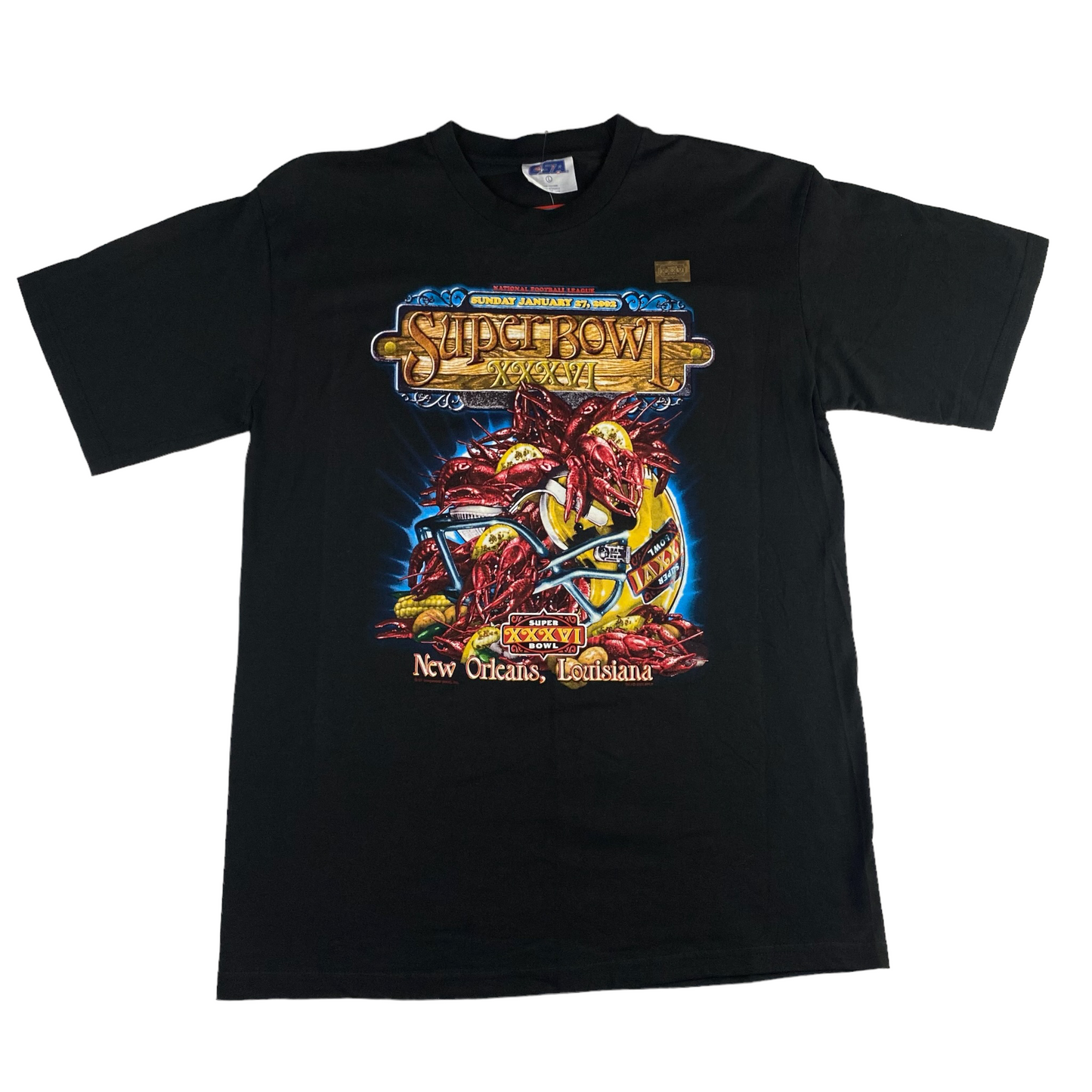 Super Bowl XXXVI Crawfish Boil Tee (Deadstock)