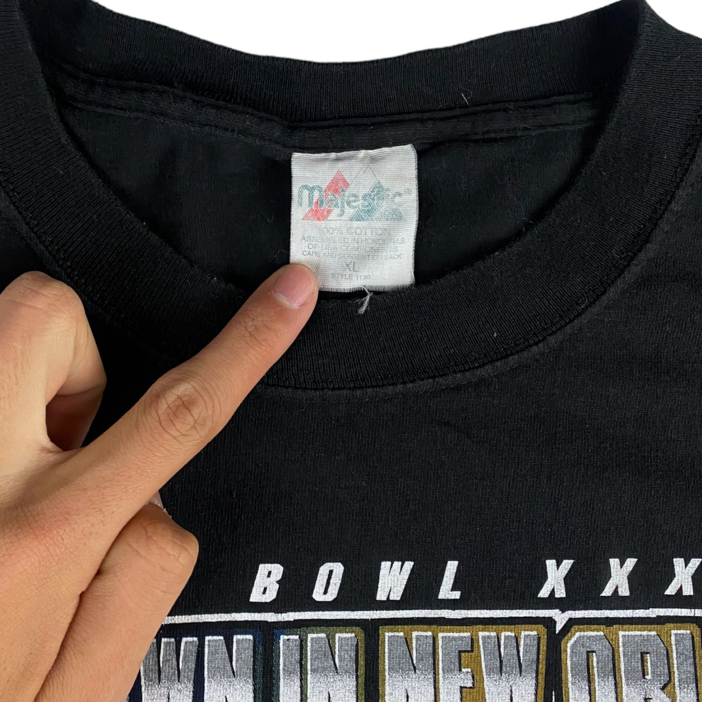 Brady/Warner Super Bowl XXXVI Tickets Tee
