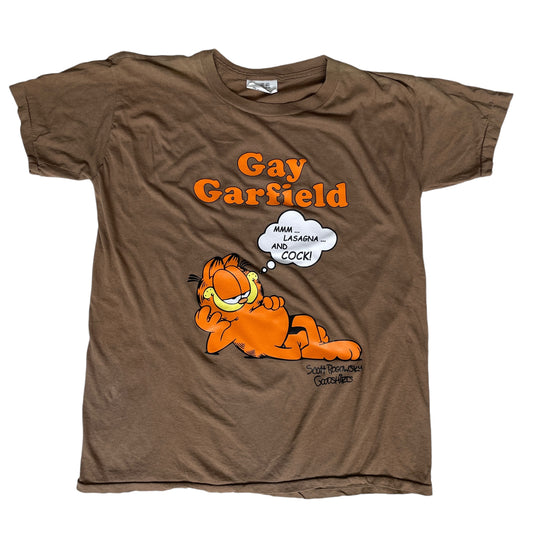 Gay Garfield - Brown Tee