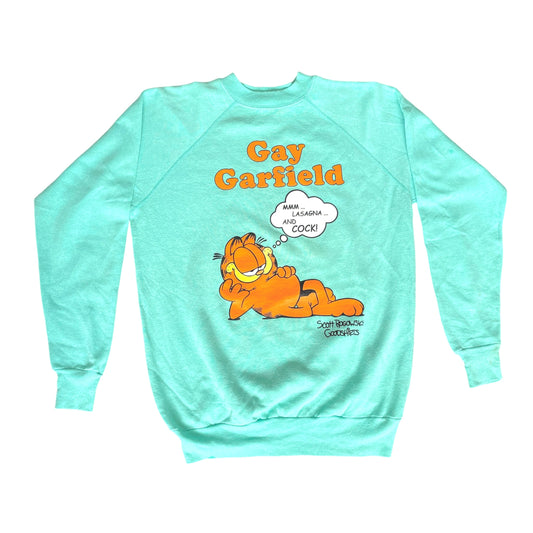 Gay Garfield - Baby Blue Crewneck