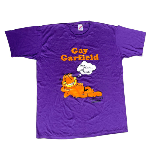 Gay Garfield - Purple Tee