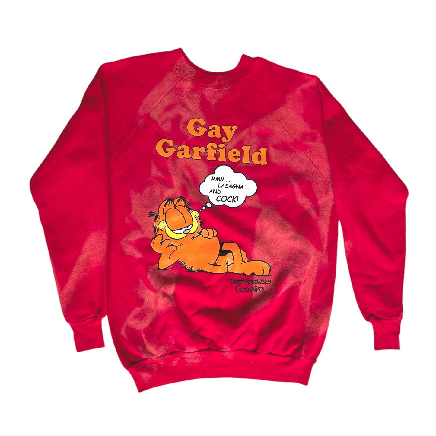 Gay Garfield - Red Crewneck