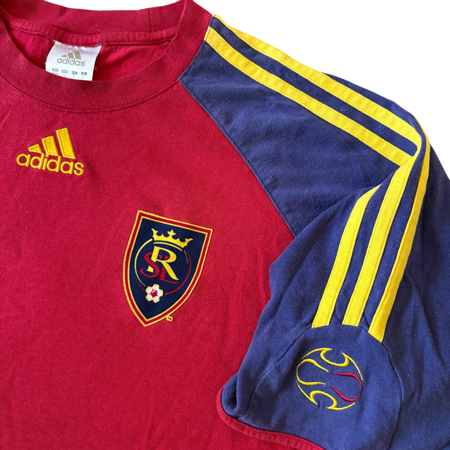 00s Real Salt Lake MLS Adidas Soccer Tee