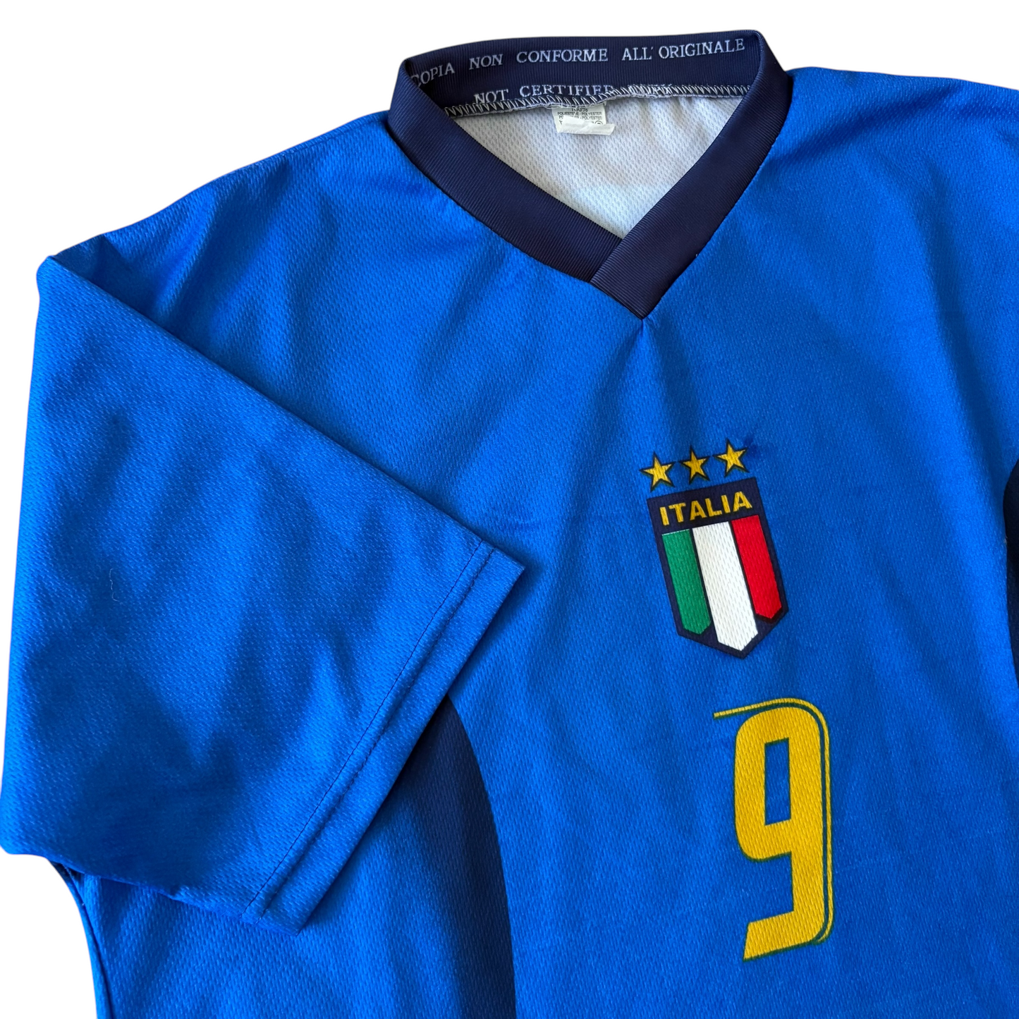 00s Luca Toni Team Italy Italia World Cup Jersey