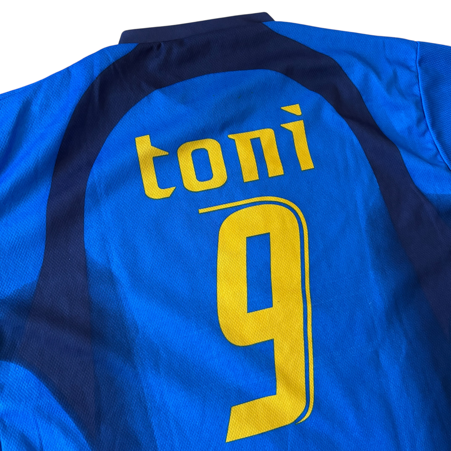 00s Luca Toni Team Italy Italia World Cup Jersey