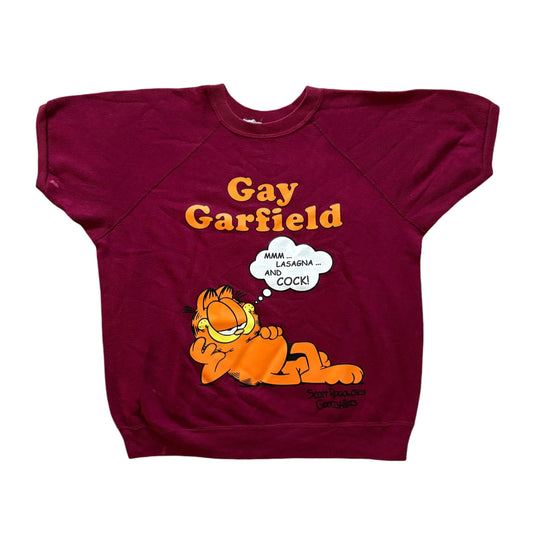 Gay Garfield - Maroon S/S Crewneck