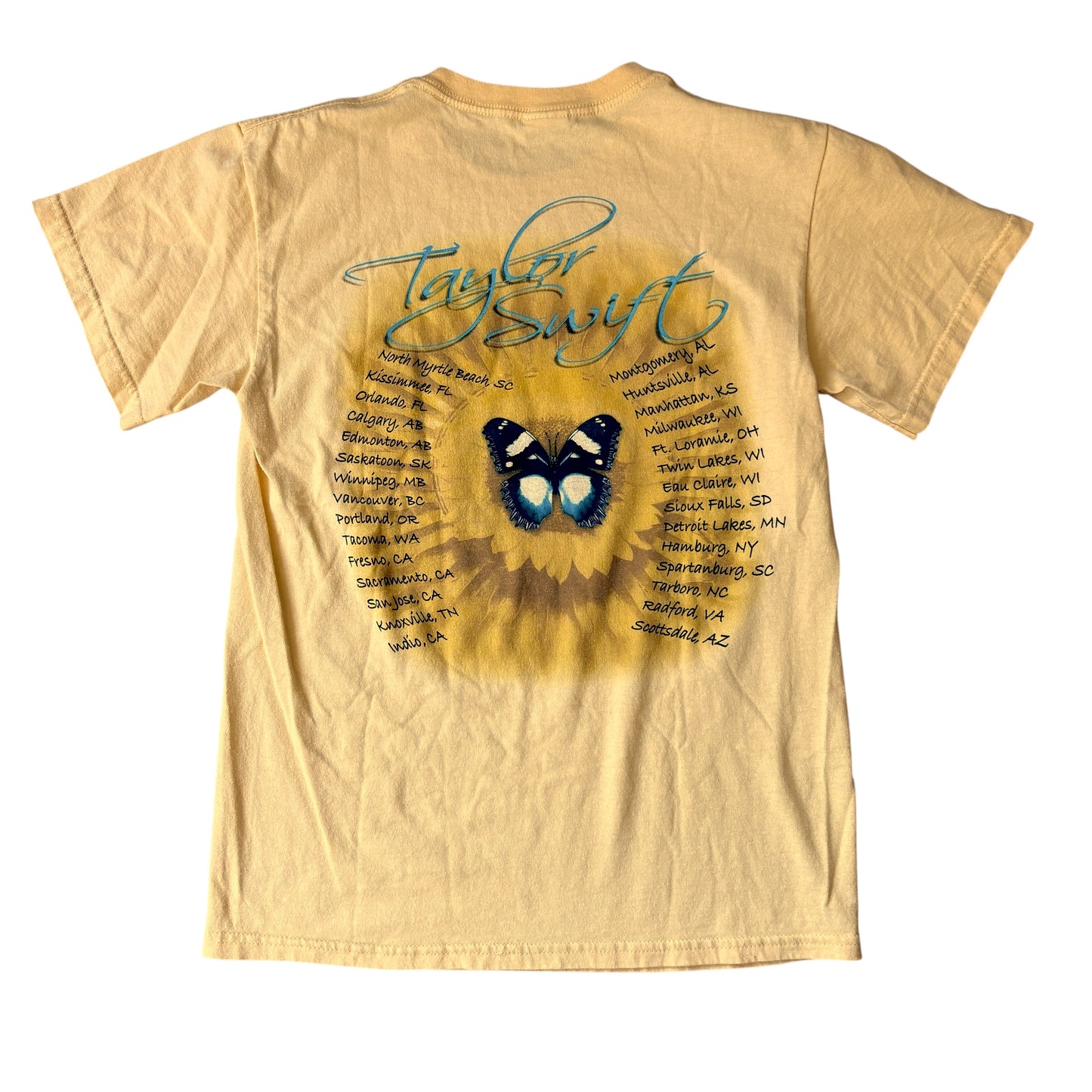 Taylor Swift 2008 "XRC Tour Tee" (First Printing)