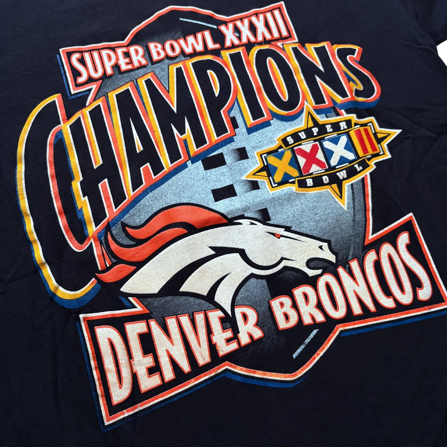 90s Denver Broncos Super Bowl XXXII Tee