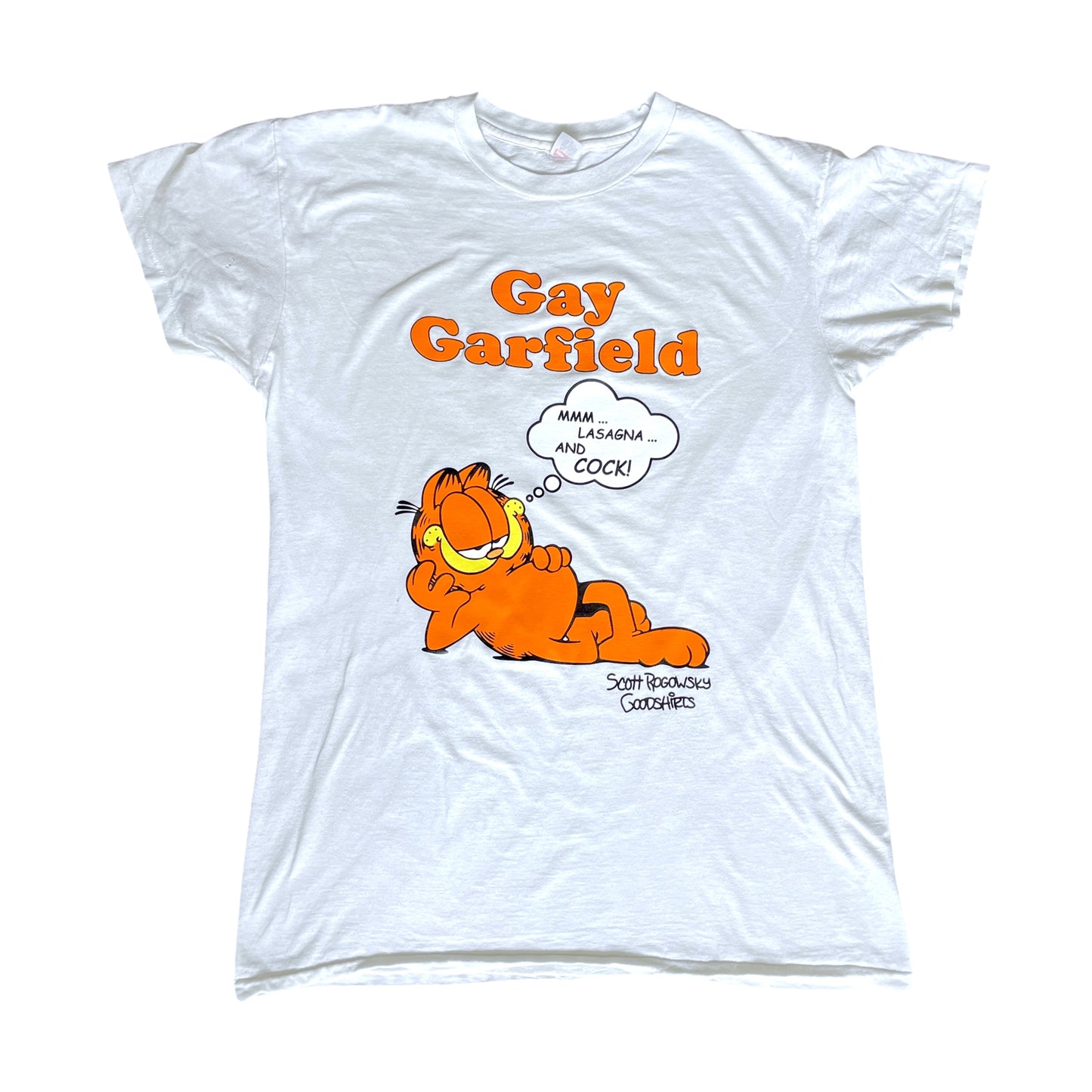 Gay Garfield - White Tee