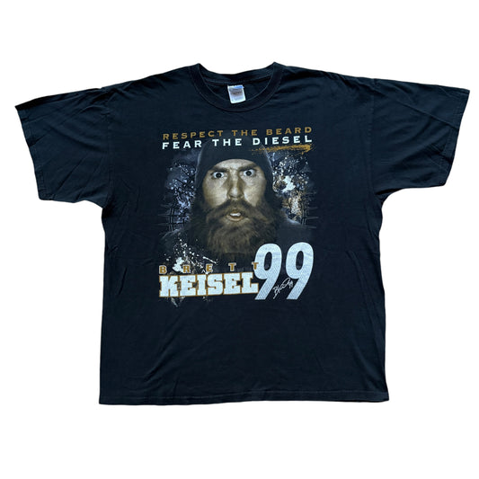 Brett Keisel "Respect the Beard" Pittsburgh Steelers Tee