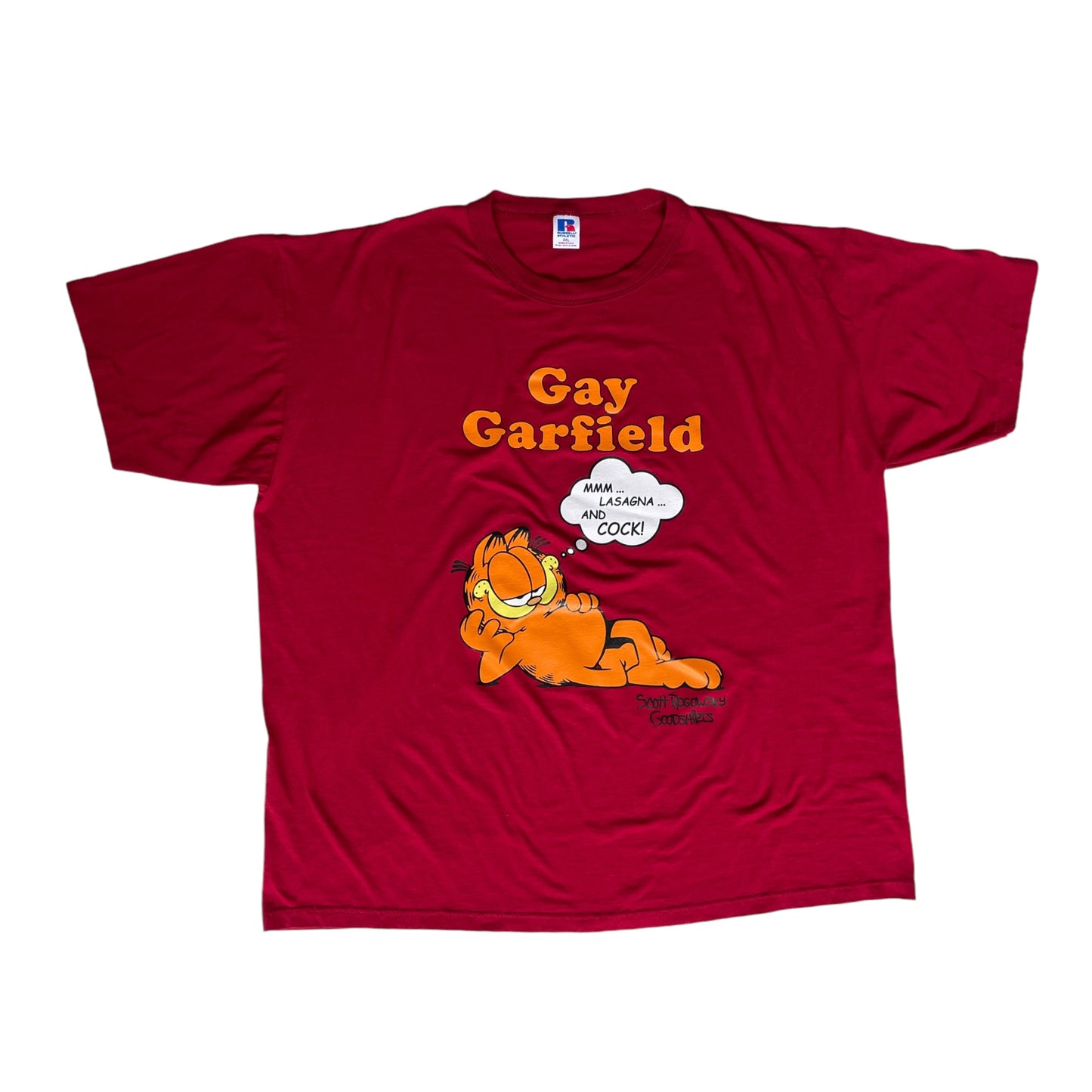 Gay Garfield - Maroon Tee