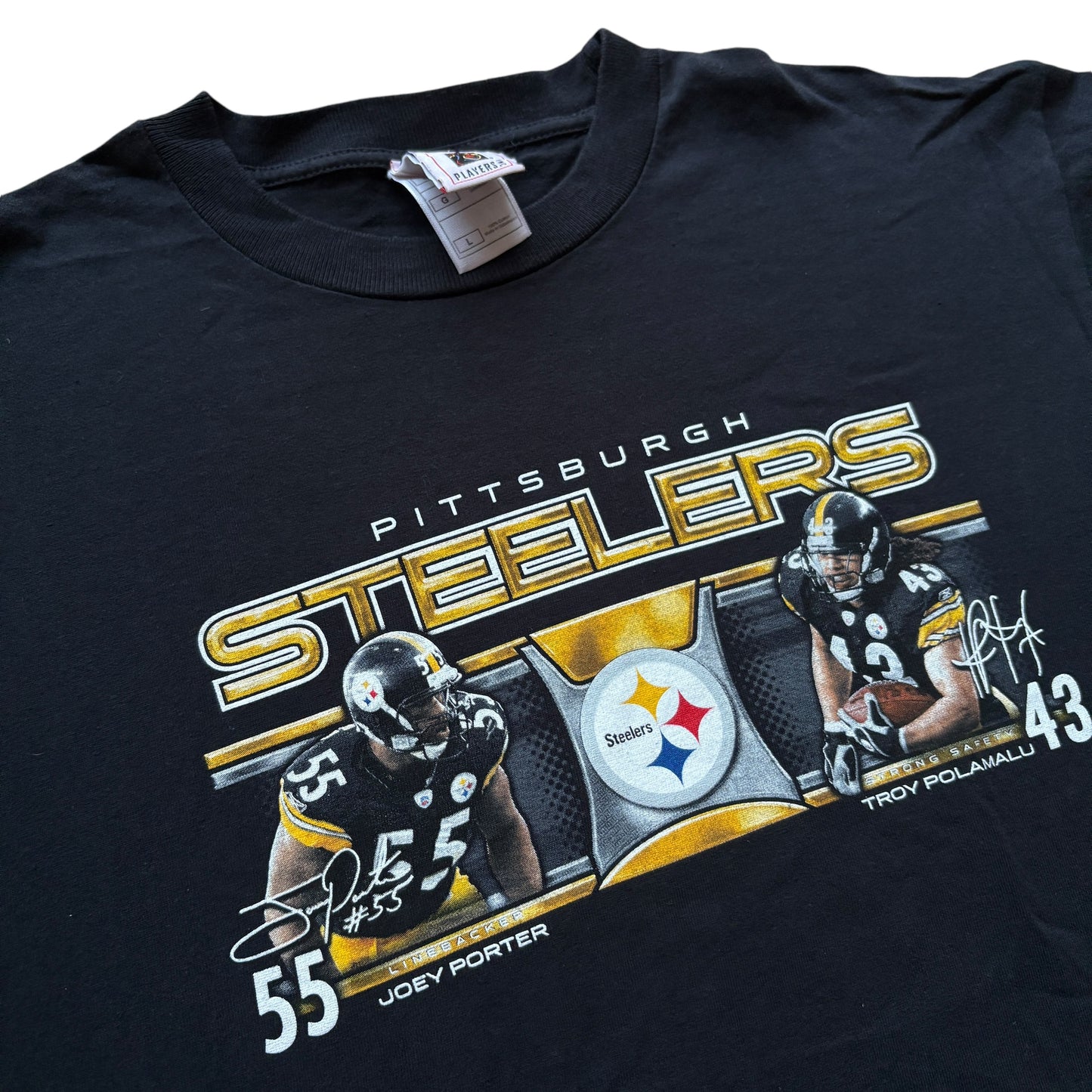 Troy Polamalu / Joey Porter Pittsburgh Steelers Tee