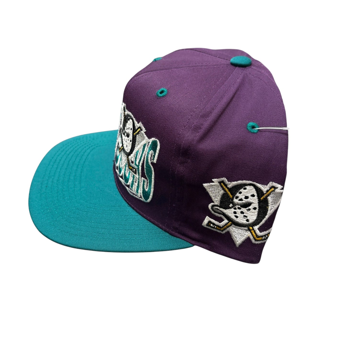 90s Anaheim Mighty Ducks Wrap-Around Snapback (NWT)