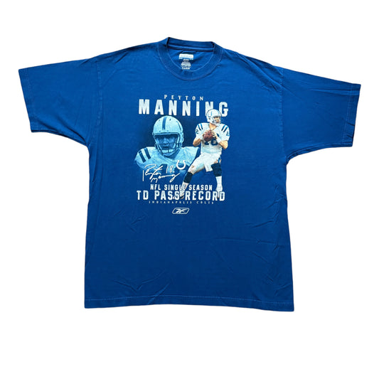 00s Peyton Manning Indianapolis Colts TD Pass Record Tee