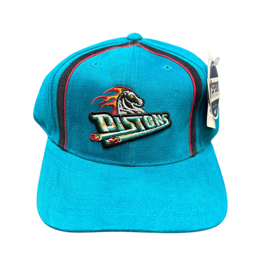 Y2K Detroit Pistons "Teal Era" Strapback Hat (NWT)