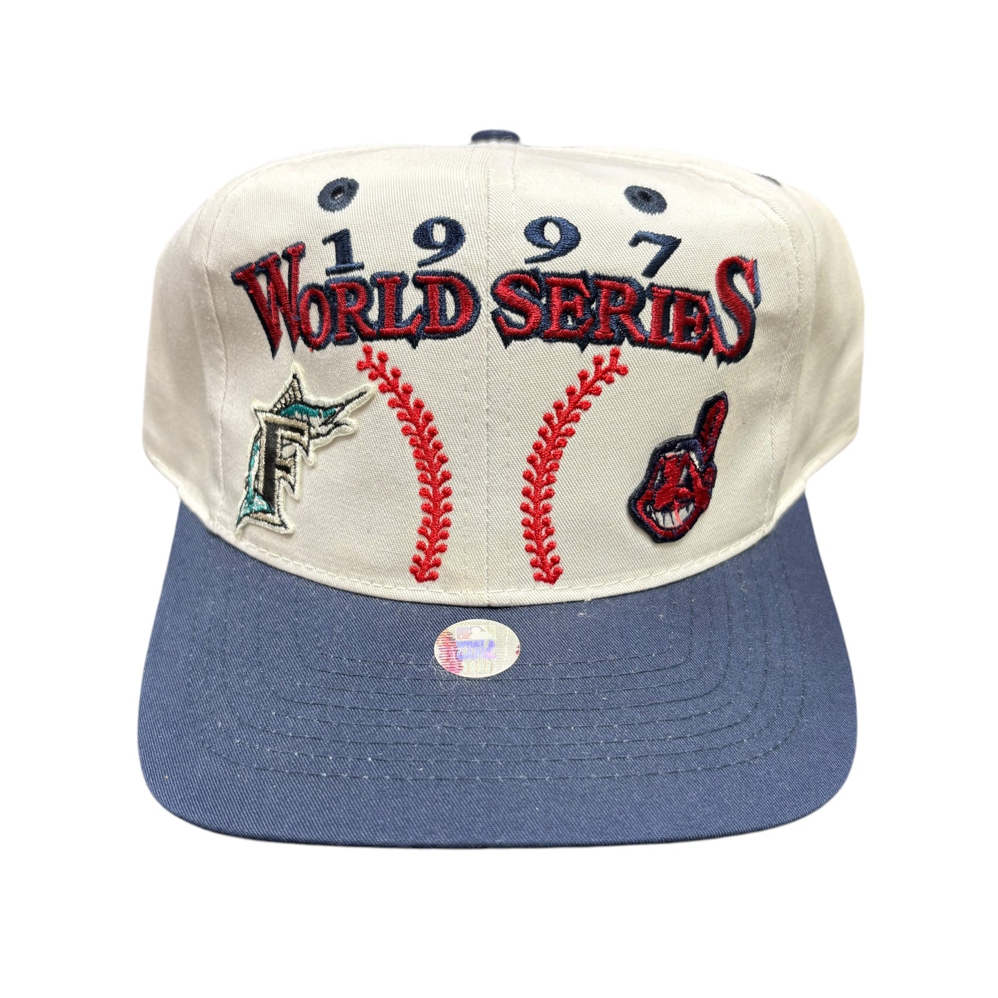 1997 World Series Cleveland v. Florida Snapback Hat