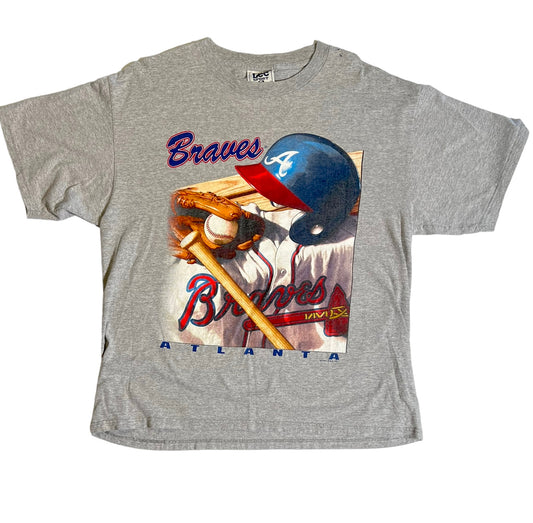 90s Atlanta Braves Helmet Tee