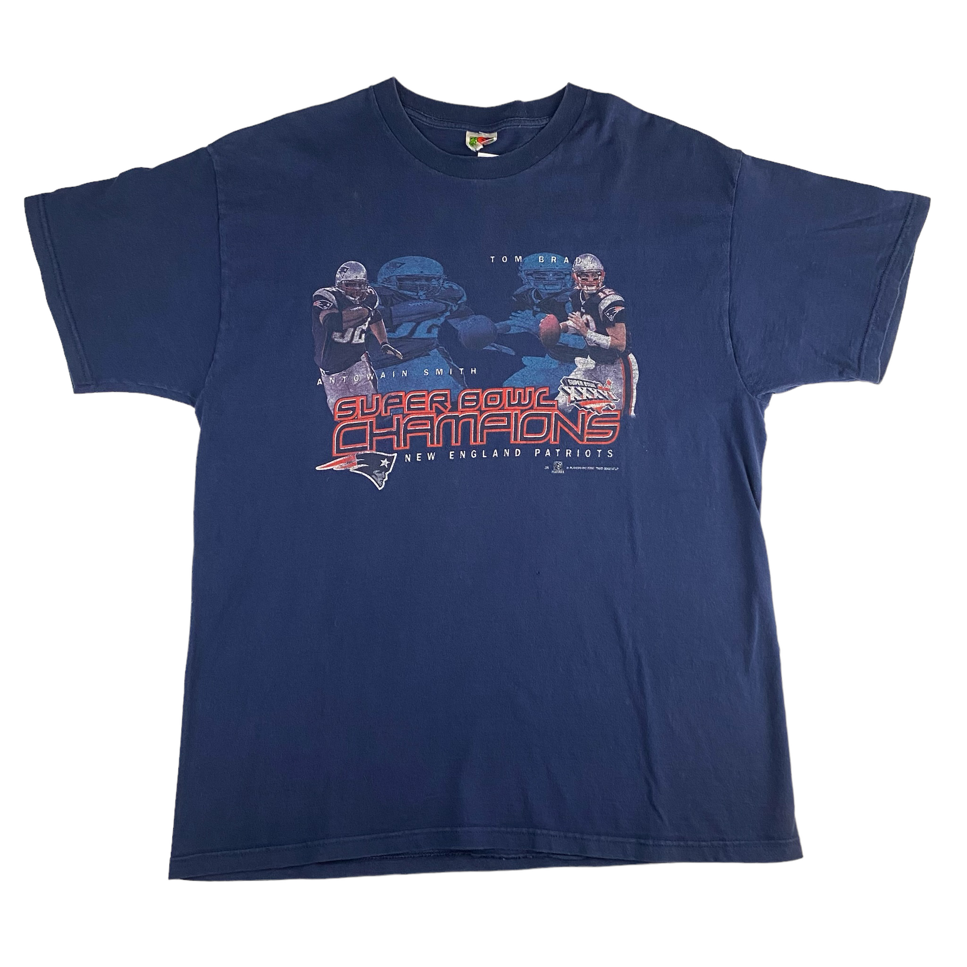 Brady/Smith Super Bowl XXXVI Tee – Quiz Daddy's Closet