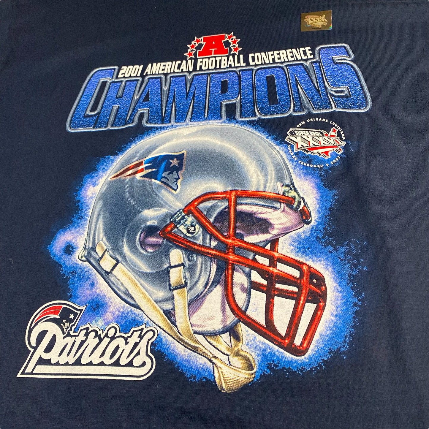 Patriots 2001 AFC Champions Tee (Deadstock)